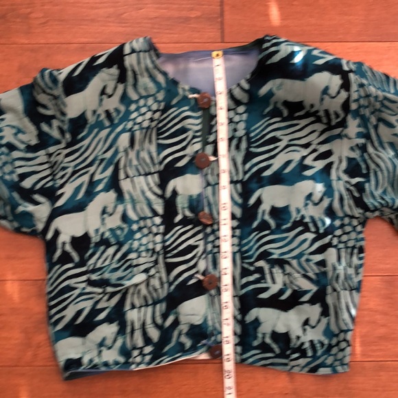 Reversible Batik Indonesian Jacket NEW Size Small Cruisewear - Picture 12 of 13